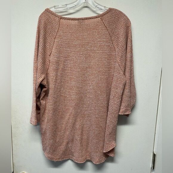 New Direction Waffle Knit Size 2X Top - Picture 3 of 5